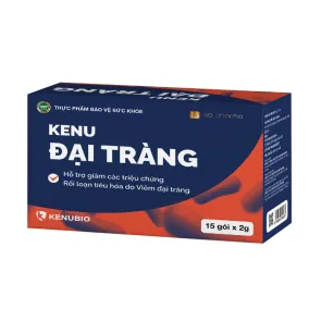 Kenu Đại Tràng - Hỗ trợ giảm các triệu chứng rối loạn tiêu hóa do viêm đại tràng Hộp 15 gói