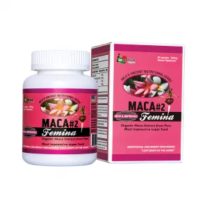 Maca#2 Femina - Giúp tăng cường nội tiết tố nữ, cải thiện triệu chứng tiền mãn kinh Hộp 60 viên