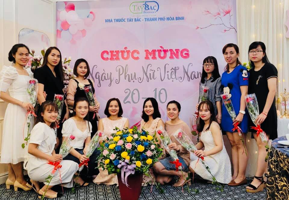 Nhà thuốc Tây Bắc chúc mừng ngày phụ nữ Việt Nam 20/10/2020
