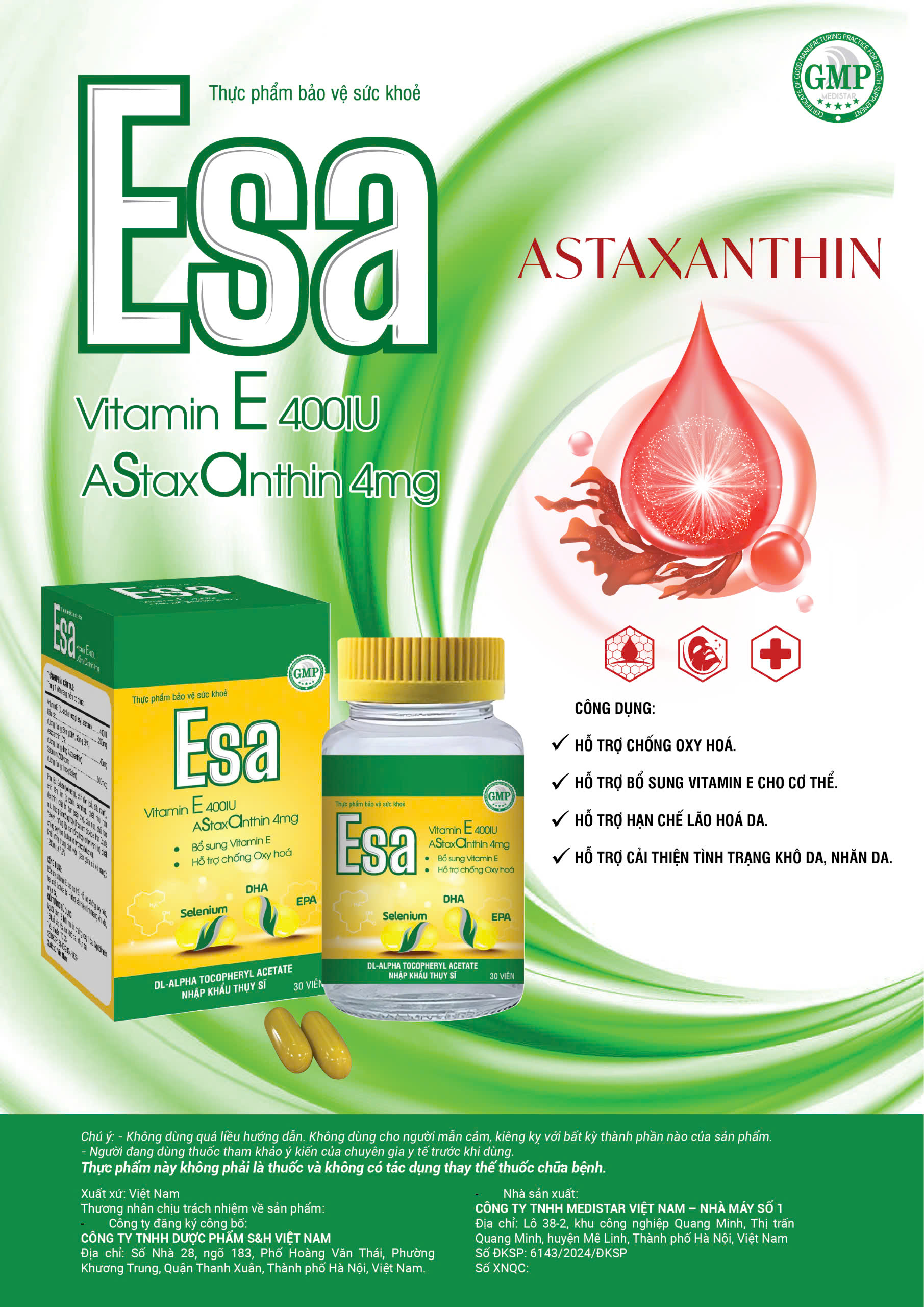 Viên uống Esa -30 viên