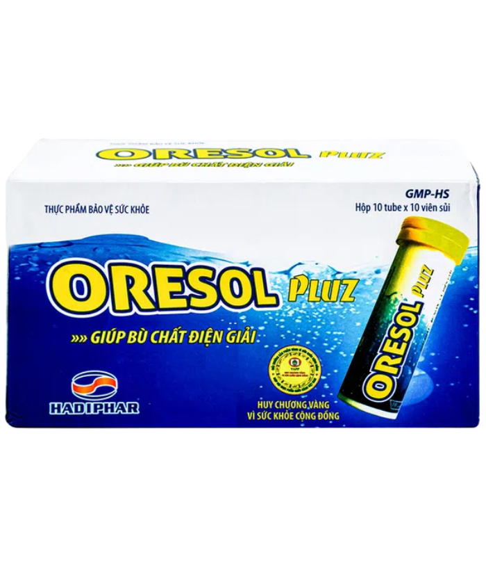 Oresol Pluz 10 viên (hộp 10 tuýp)