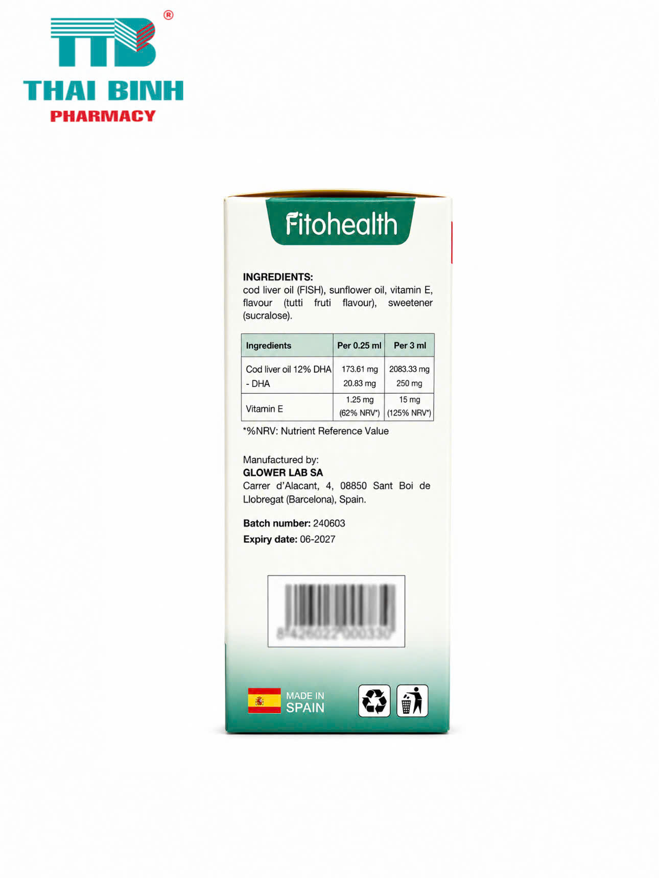 DHA IQ Fitohealth 20ml