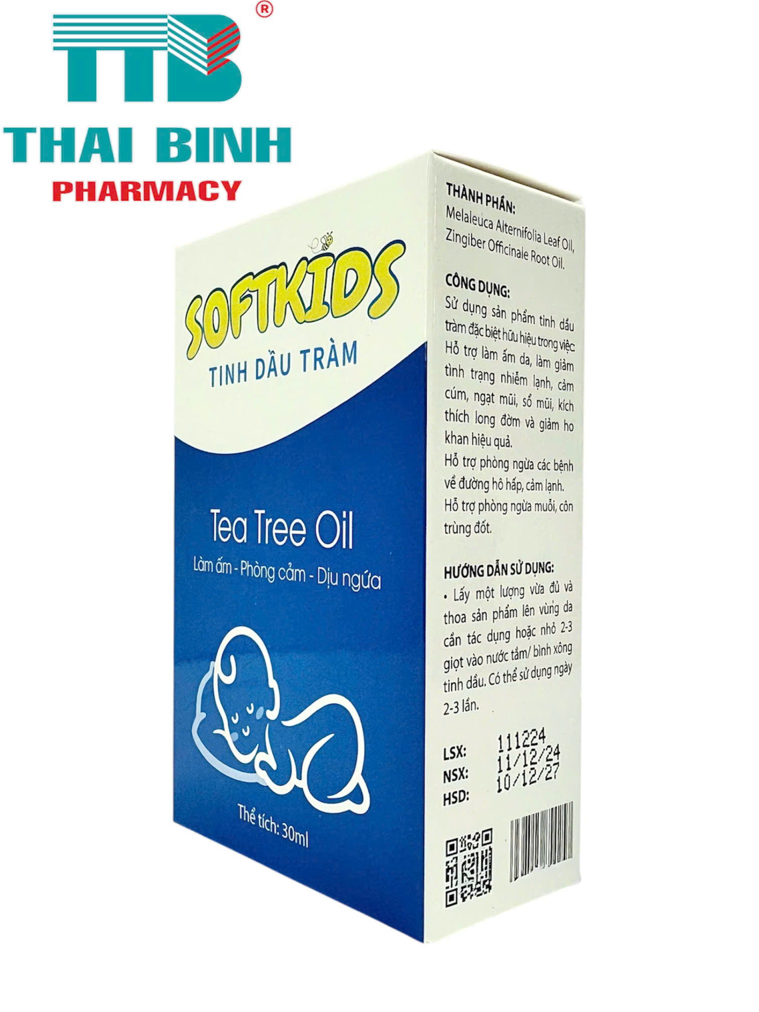 Dầu Tràm Softkids 30ml