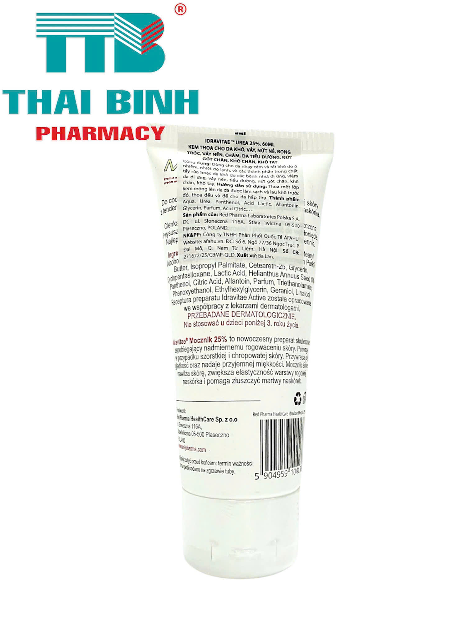Kem Dưỡng Ẩm Chuyên Sâu Mocznik Idravitae 25% 60ml