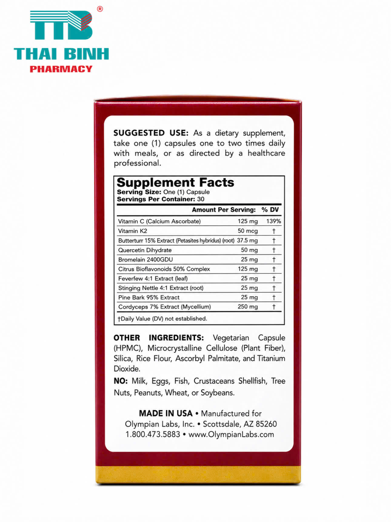 Olympian Labs L3 Support H/30v