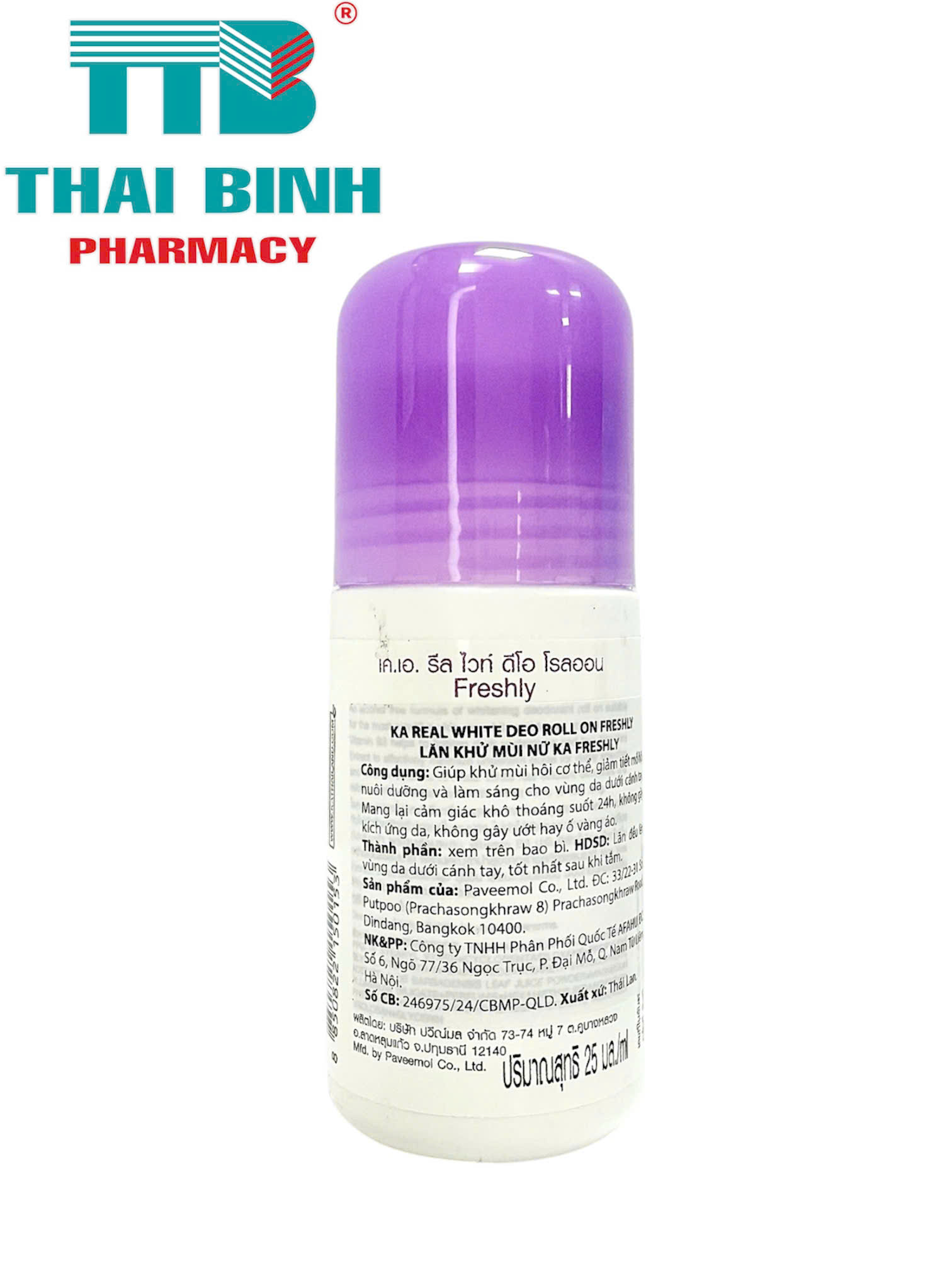 Lăn Khử Mùi Nữ KA TIDY ( 3 màu)