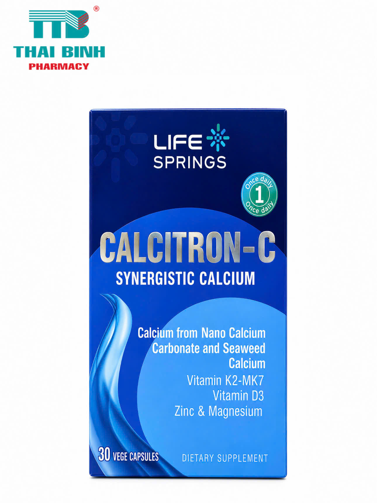 Lifesprings Calcitron C H/30v - Bổ sung Canxi