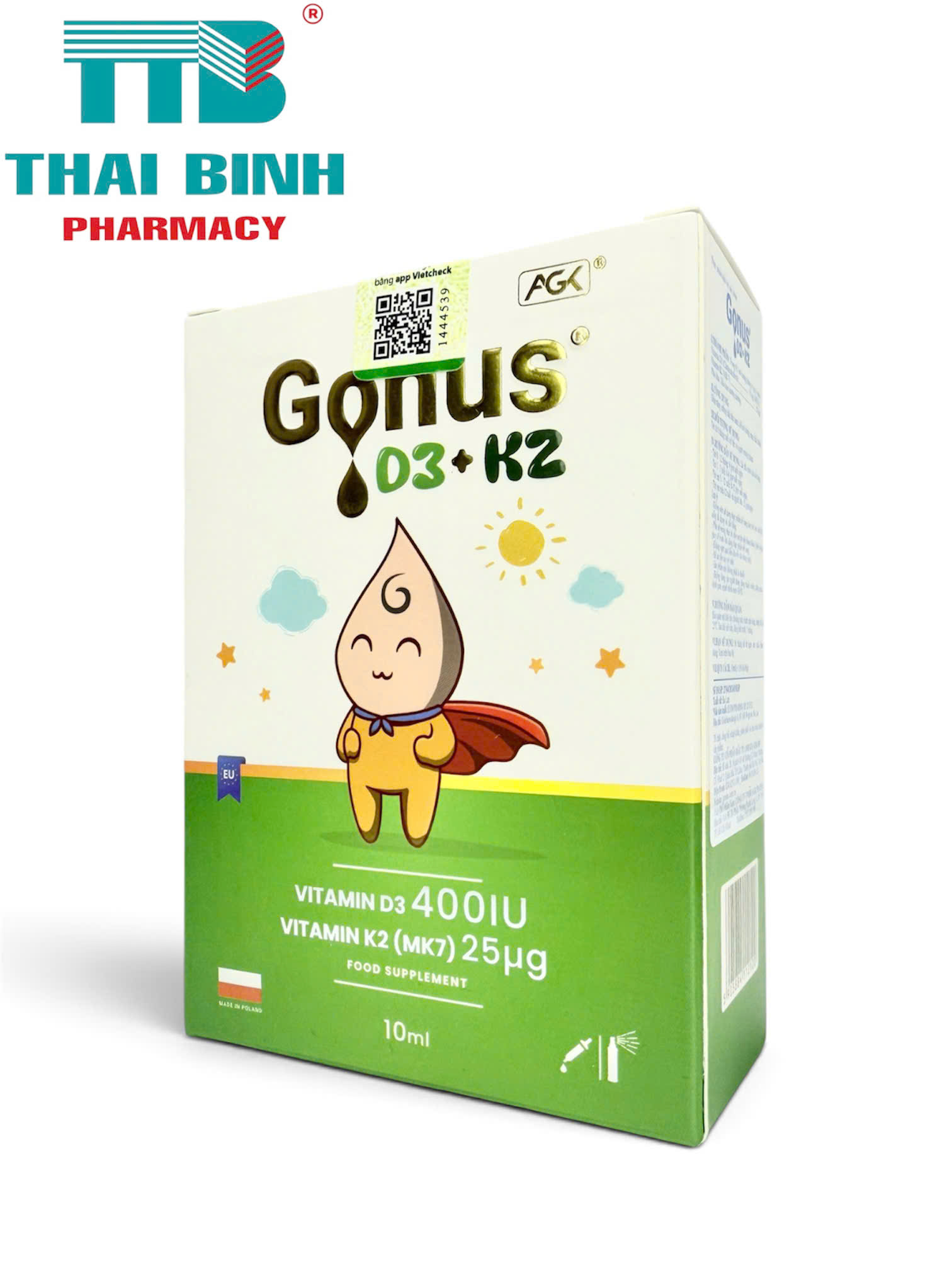 Gonus D3K2 Drop 10ml