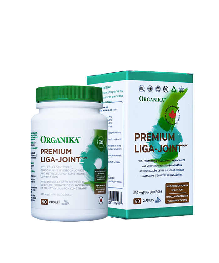 Organika Premium Liga - Joint  Hỗ trợ kiến tạo hệ thống sụn khớp, giảm các triệu chứng viêm khớp Hộp 90 viên