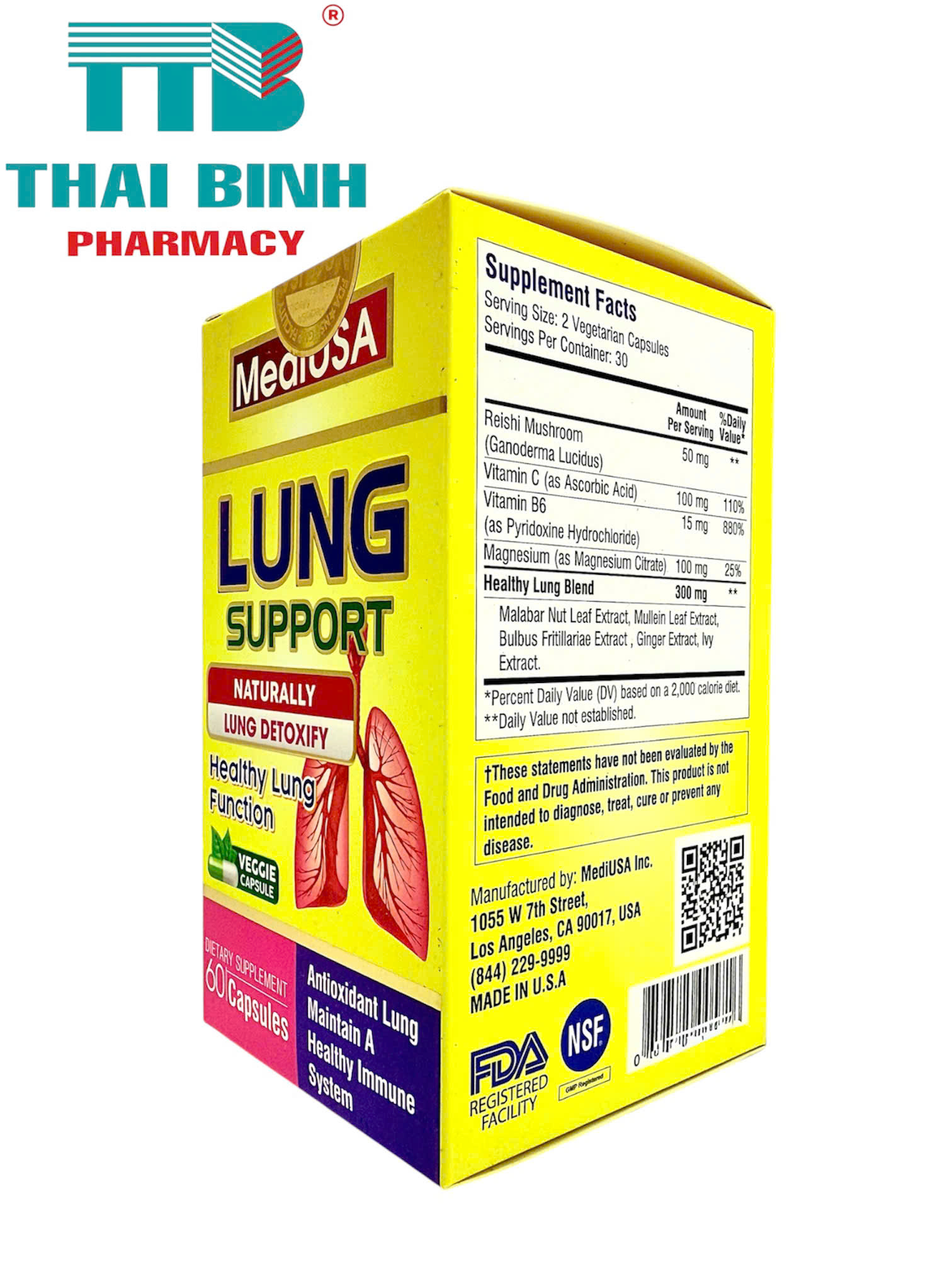 MediUSA Lung Support H/60V