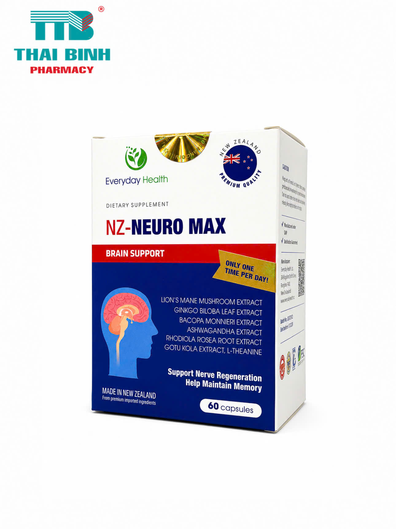 NZ Neuro Max Everuday Health H/60v - Hỗ trợ não bộ