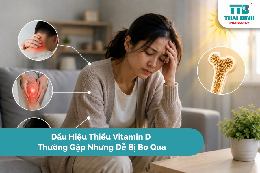 Dấu Hiệu Thiếu Vitamin D Thường Gặp Nhưng Dễ Bị Bỏ Qua