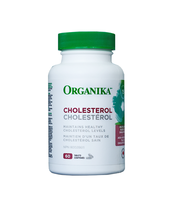 Organika Cholesterol - Hỗ trợ chăm sóc tim mạch, giảm mỡ máu, giảm nguy cơ tai biến tim mạch Hộp 60 viên