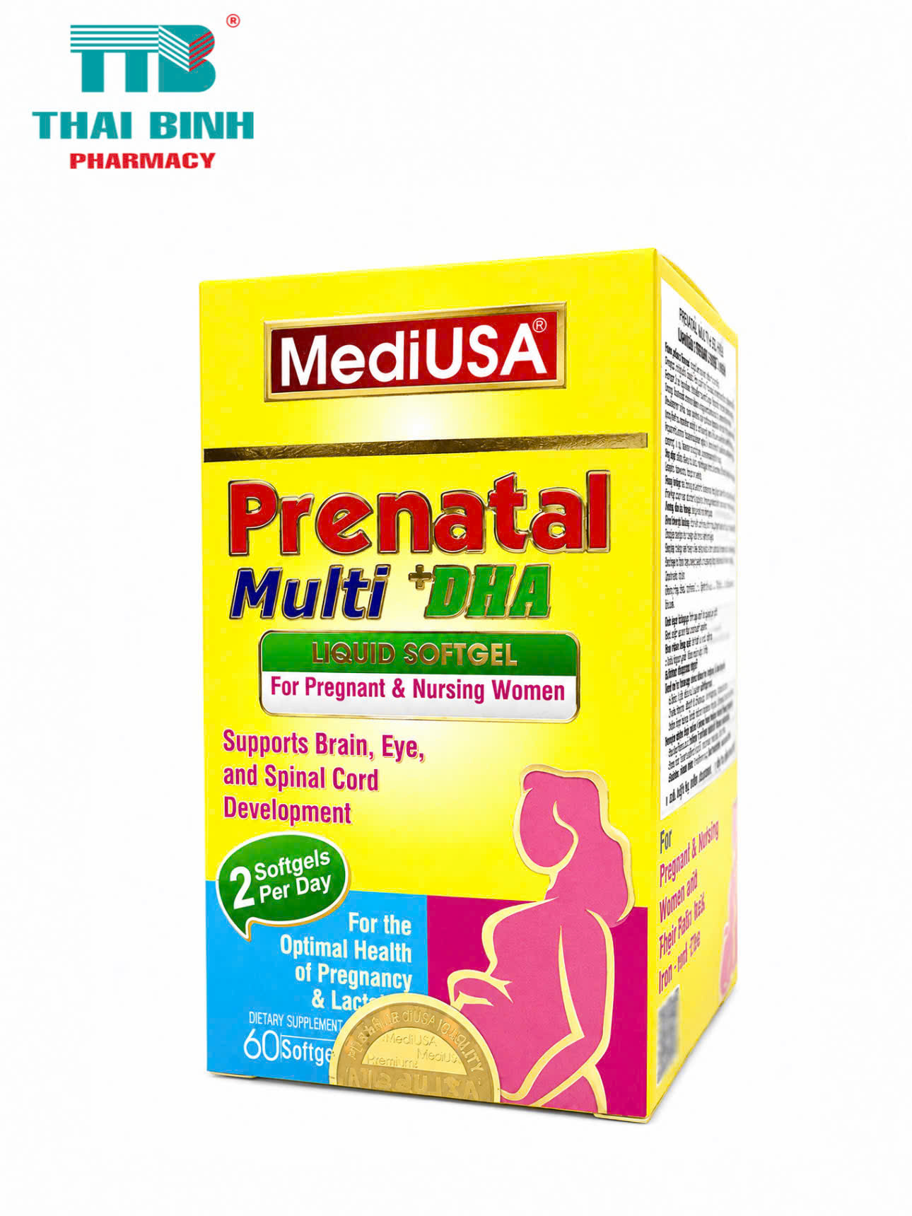 MediUSA Prenatal Multi+DHA USA H/60v
