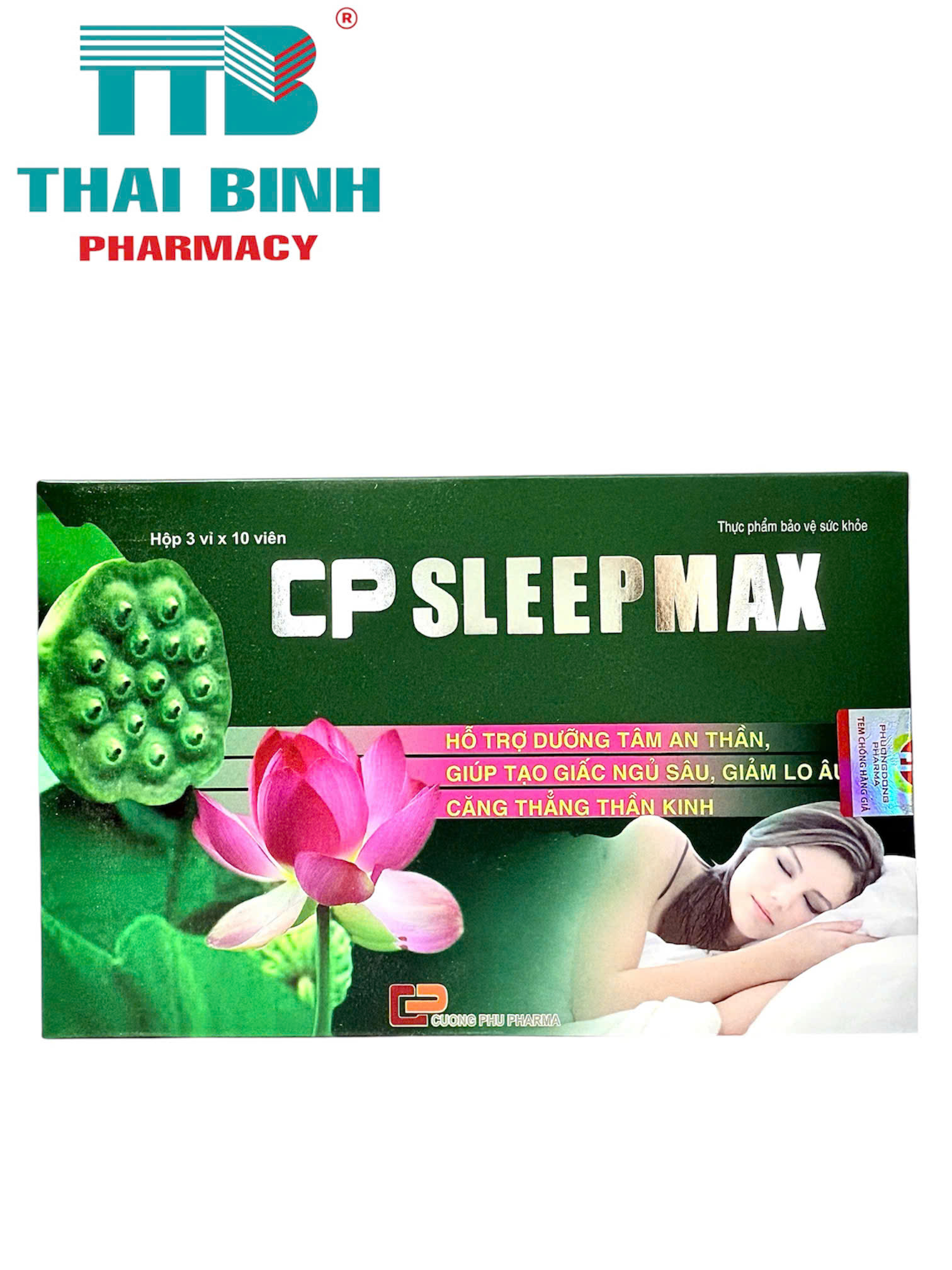 Sleepmax Hộp 30 viên - Giảm các triệu chứng mất ngủ