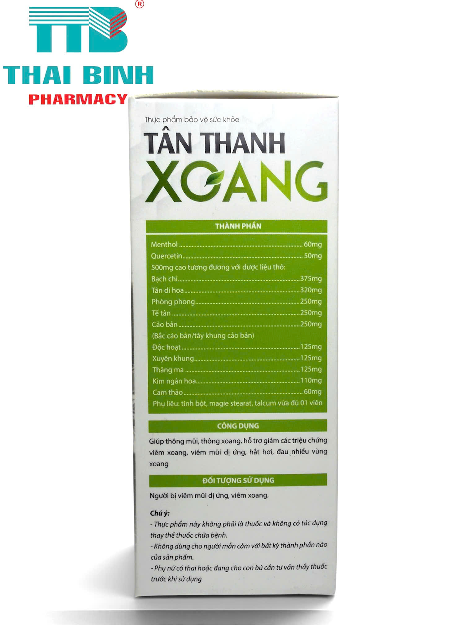 Tân Thanh Xoang hộp 30 viên - Hỗ trợ điều trị viêm xoang