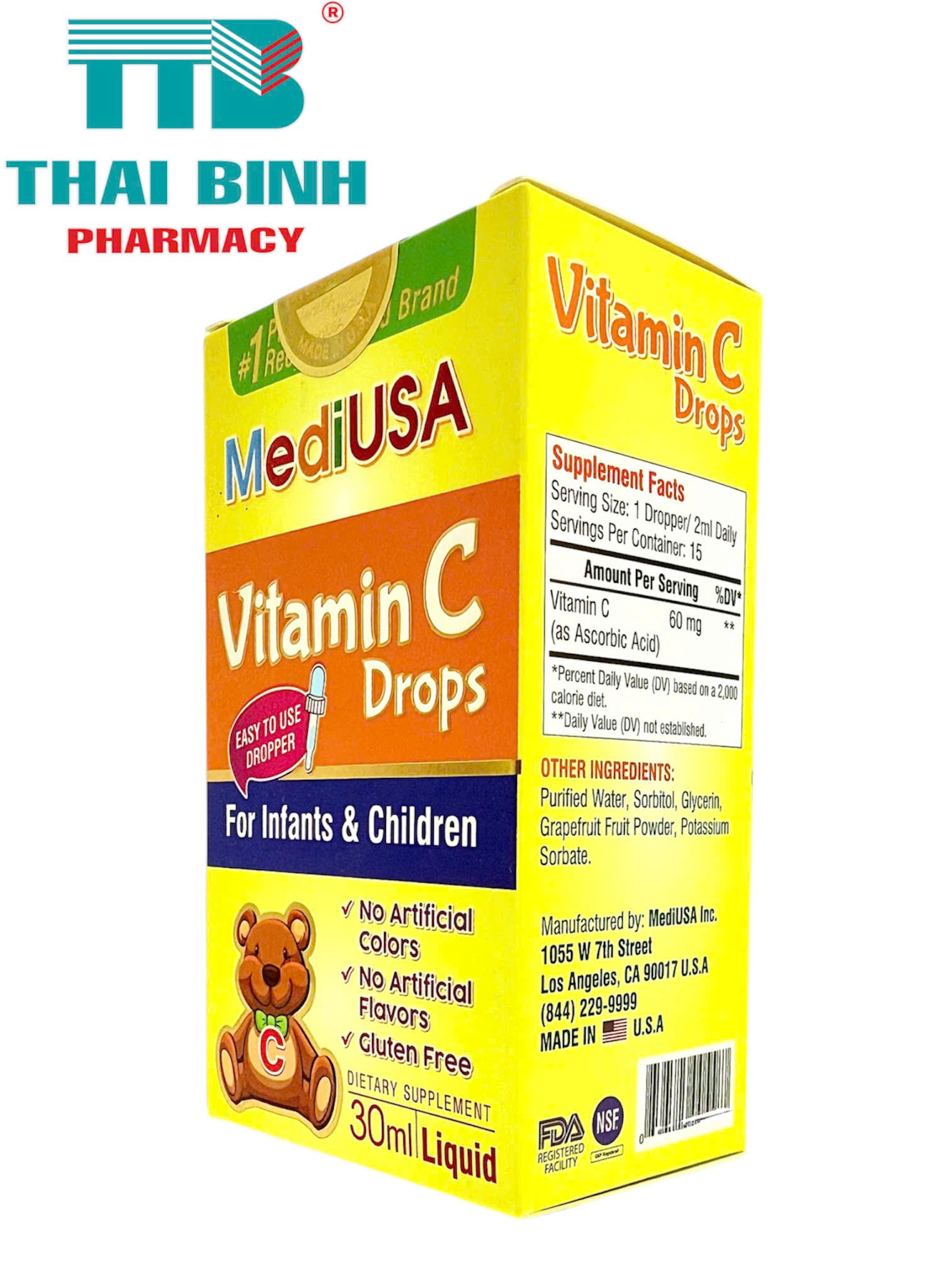 MediUSA Vitamin C Drops 30ml