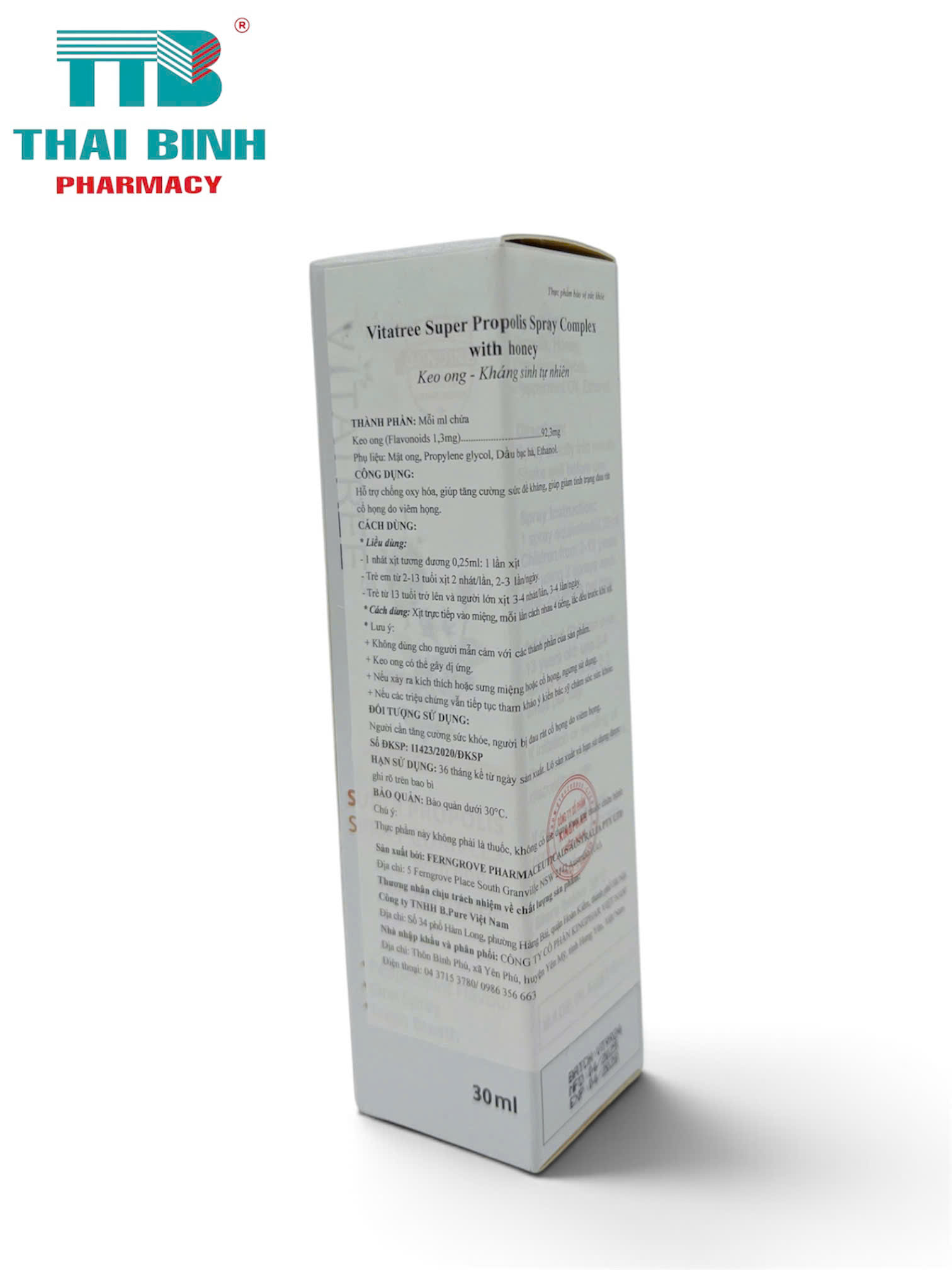 Xịt Keo Ong Vitatree 30ml