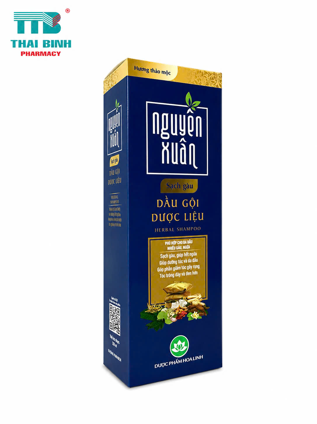 Gội Nguyên Xuân Xanh Than (Sạch Gàu) 250ml