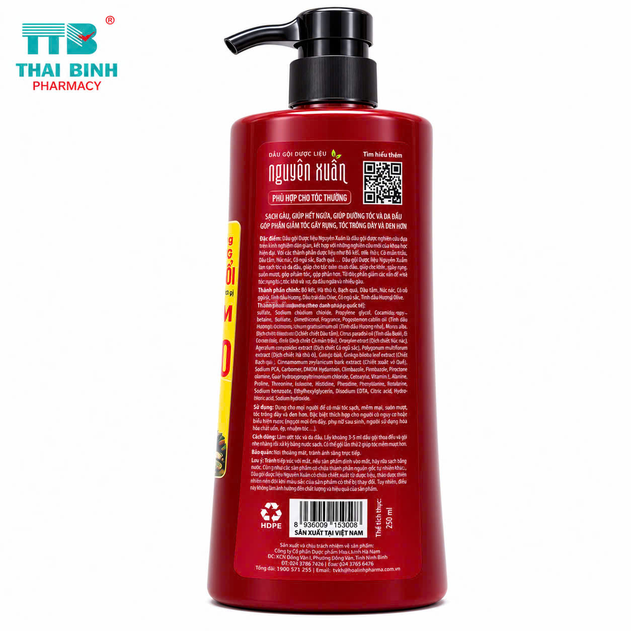 Gội Nguyên Xuân Đỏ 450ml
