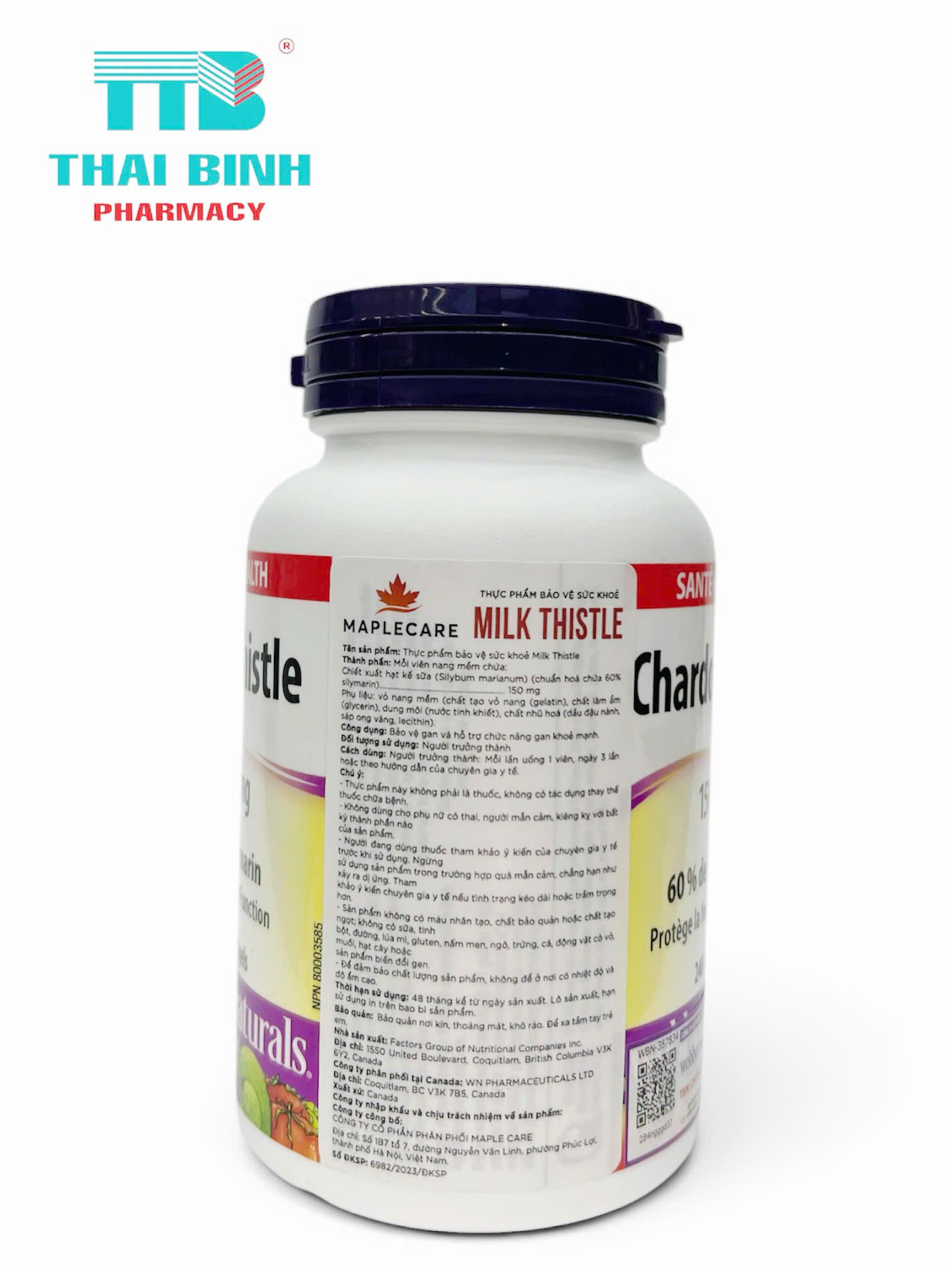 Milk Thistle Webber 150mg L/240v