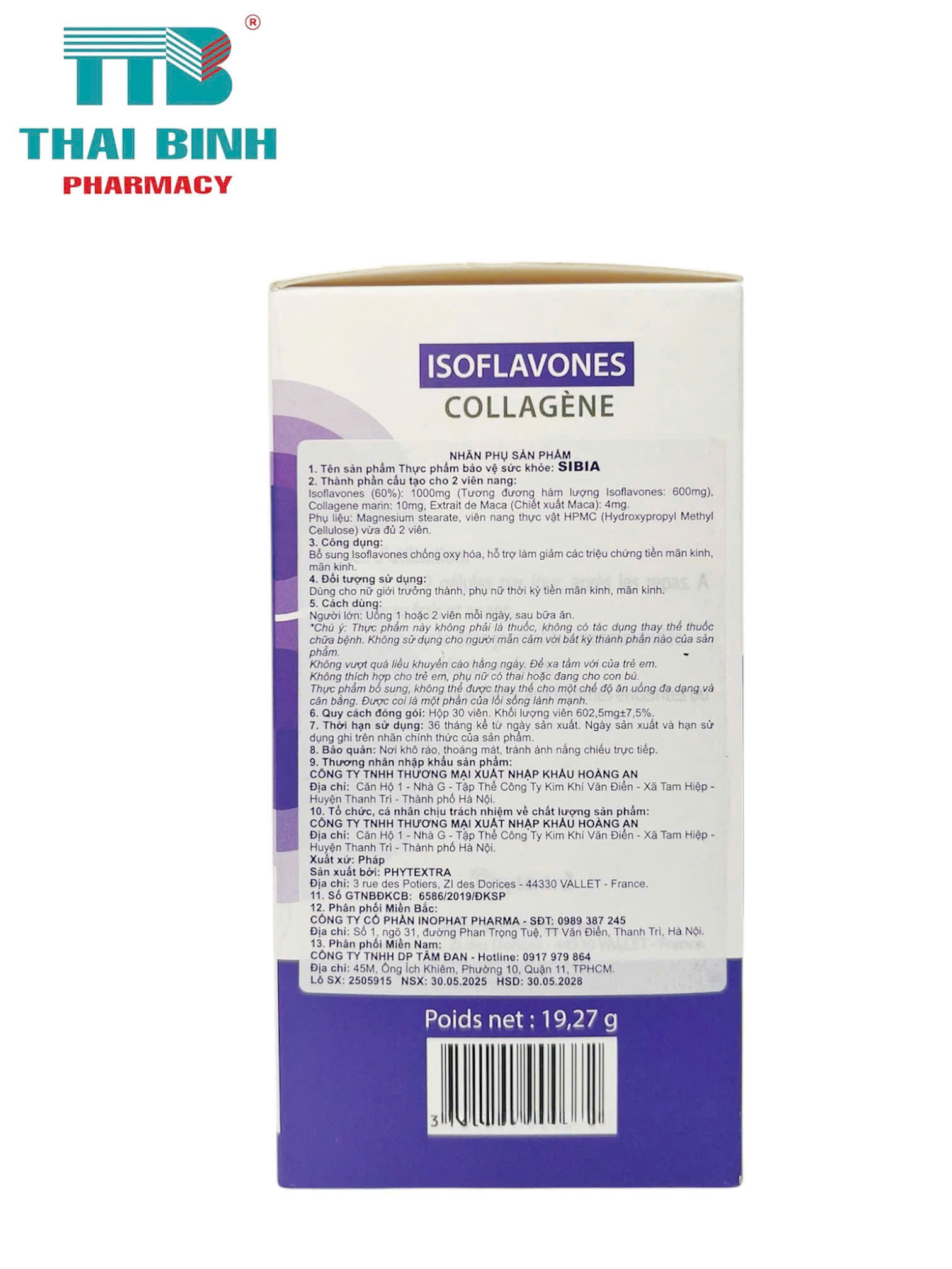 Sibia Kenpharma H/30viên - Hỗ trợ cân bằng nội tiết tố nữ giới