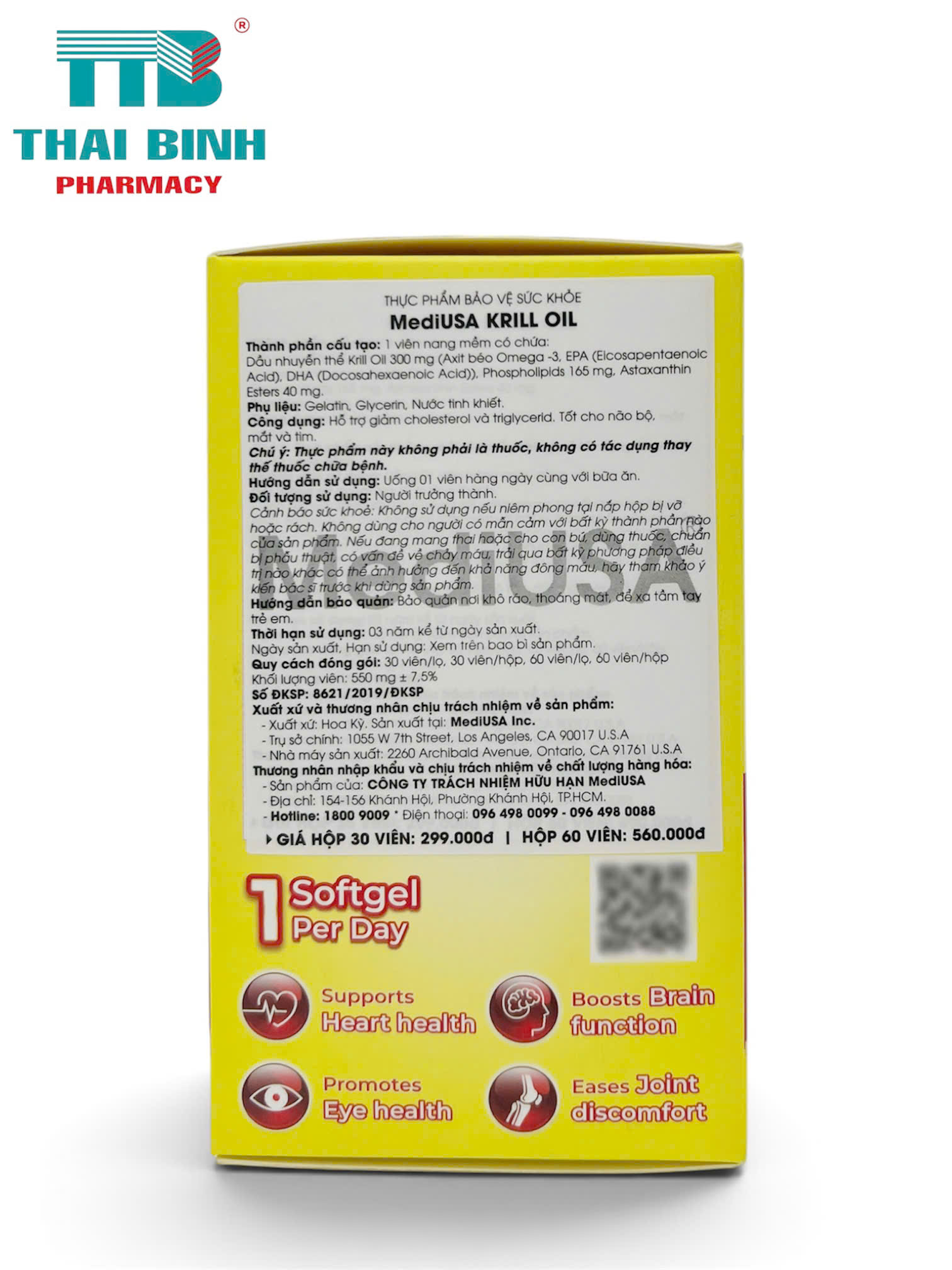 MediUsa Krill Oil 300mg H/60v