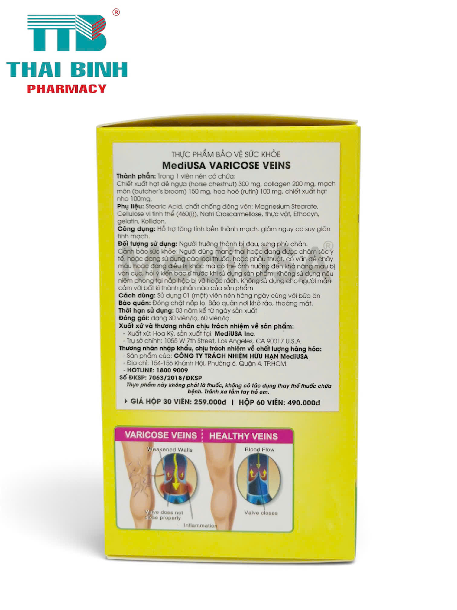 MediUSA Varicose Veins H/60v